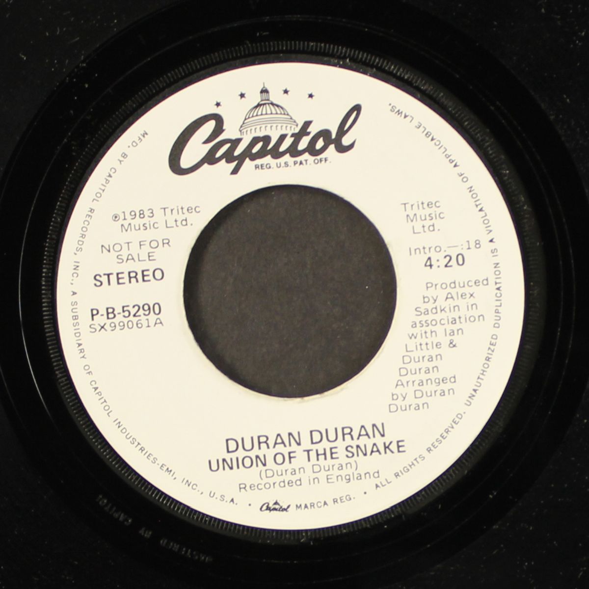 union of the snake / same by DURAN DURAN