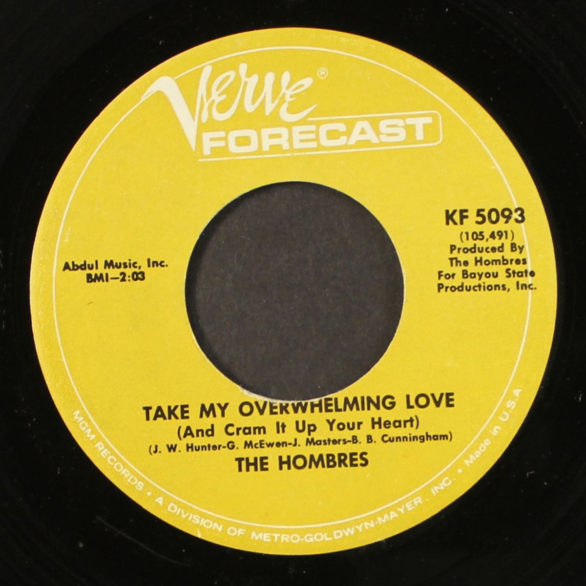 take my overwhelming love / pumkin man by HOMBRES