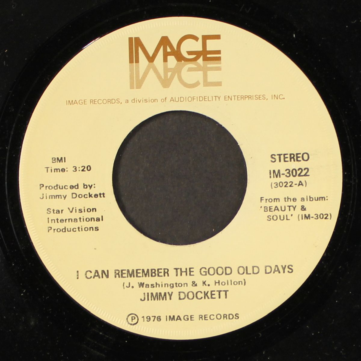 i'll chase your smile / i can remember the good old days by JIMMY DOCKETT