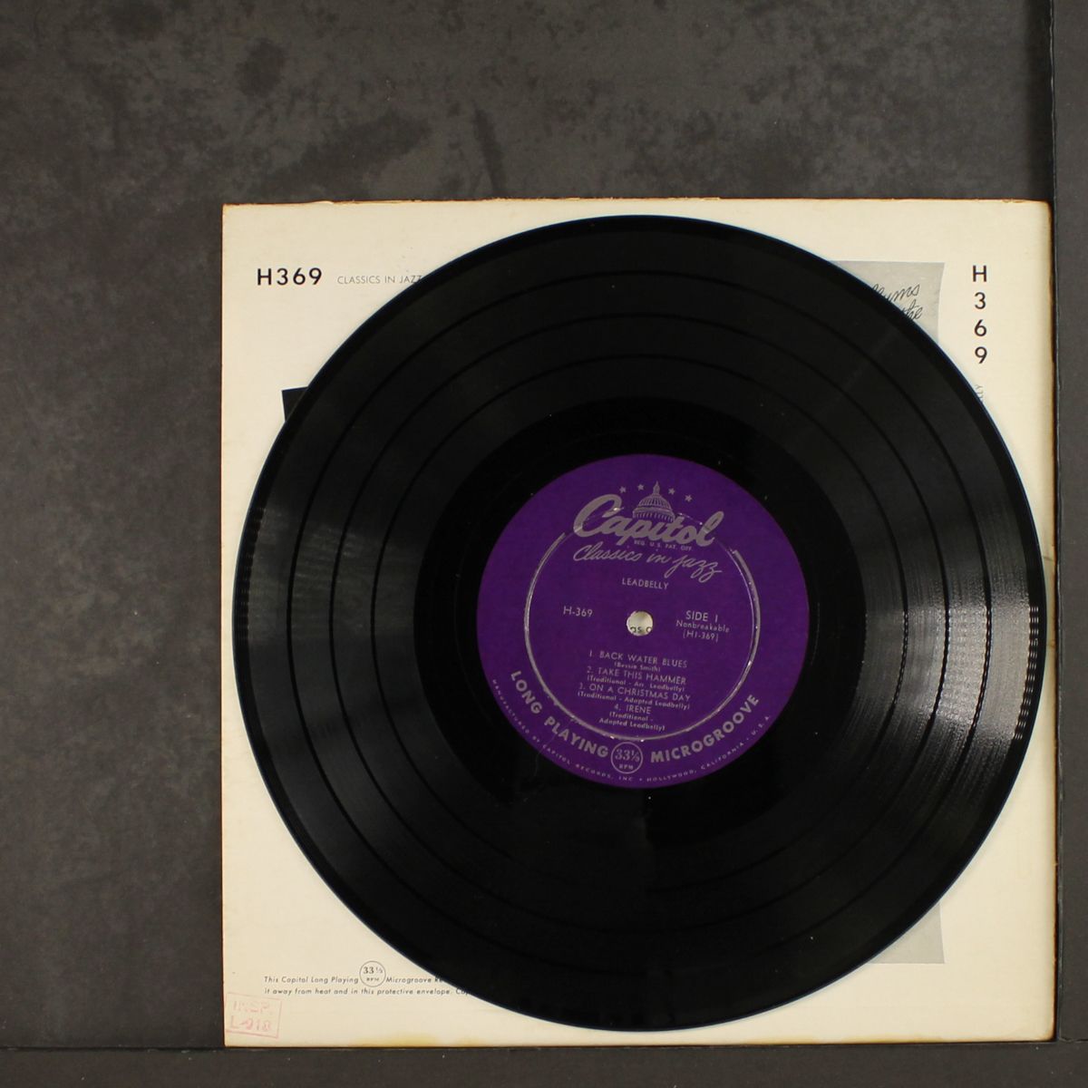 classics in jazz by LEADBELLY