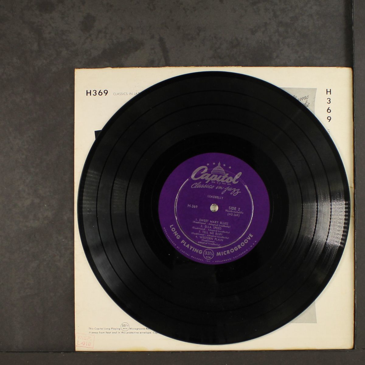 classics in jazz by LEADBELLY