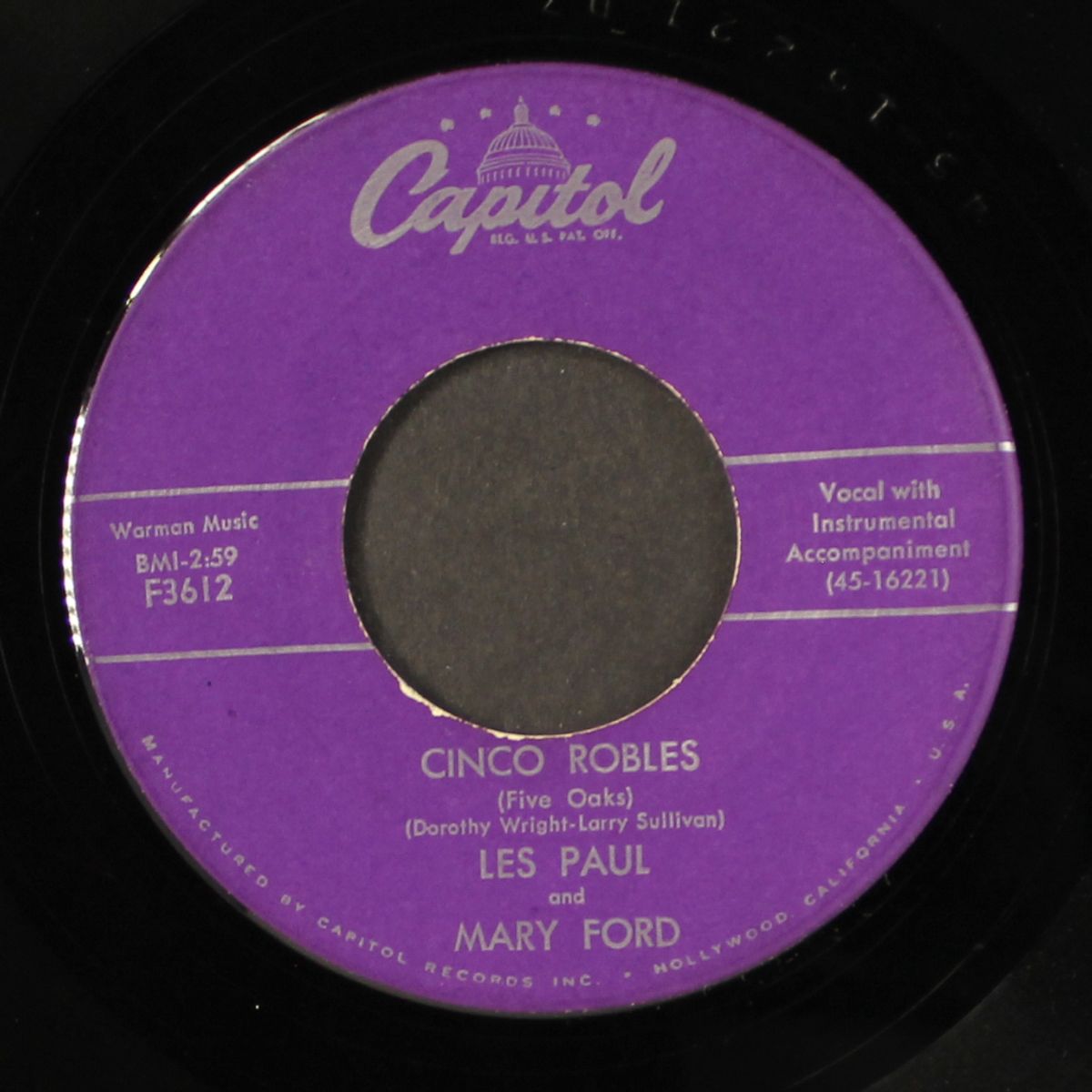 cinco robles by LES PAUL & MARY FORD