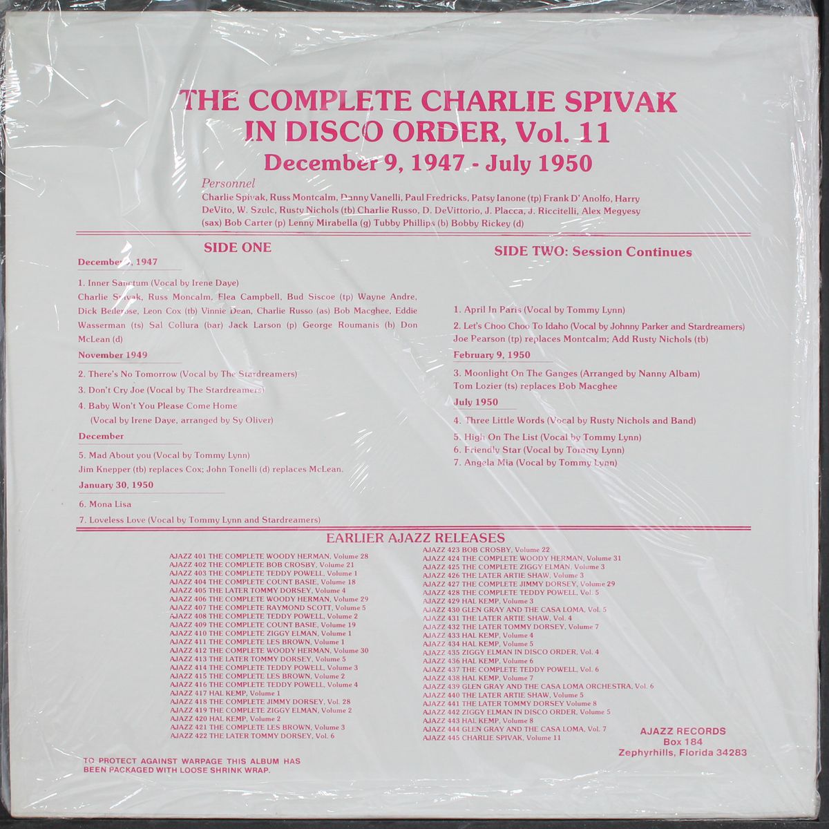 the complete, in disco order vol. 11 by CHARLIE SPIVAK