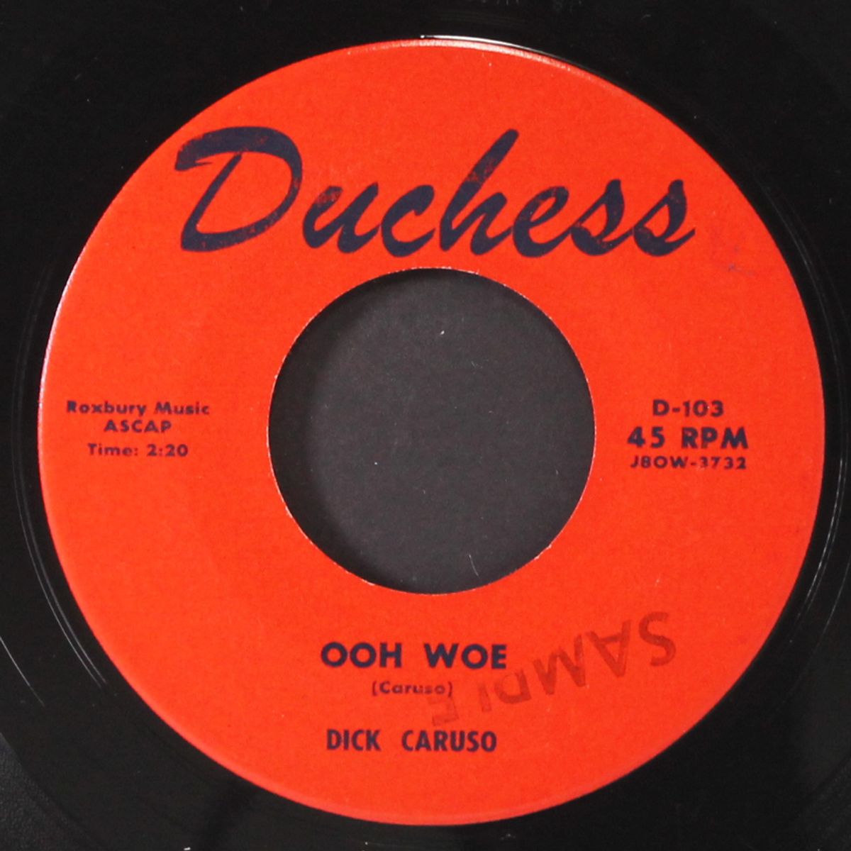 rockn' with richard / ooh woe by DICK CARUSO