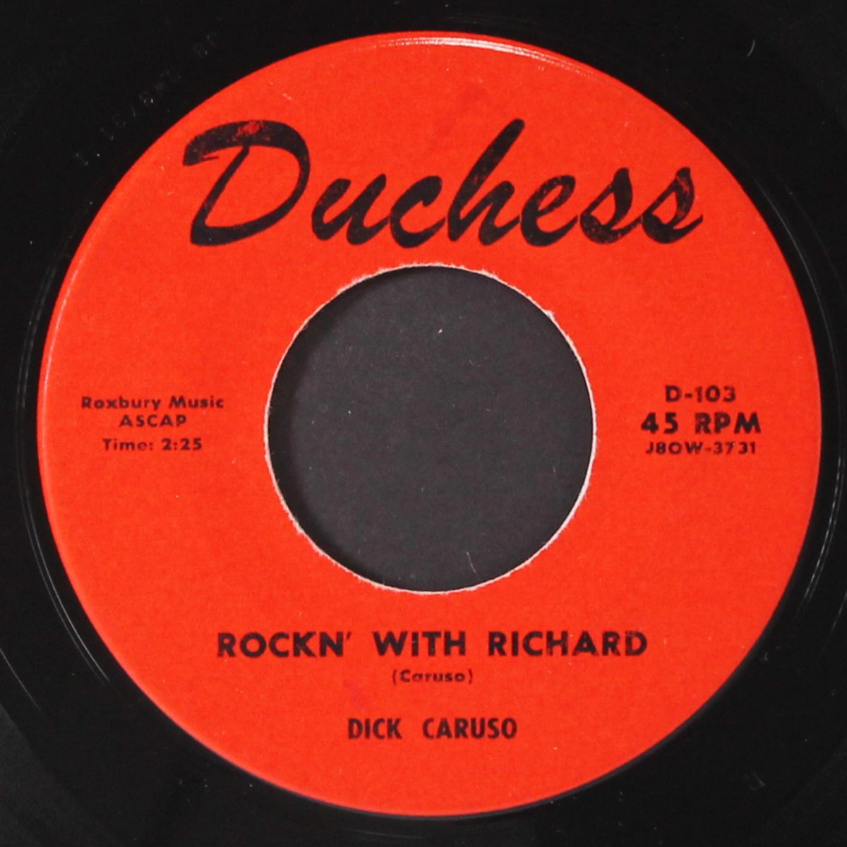 rockn' with richard / ooh woe by DICK CARUSO