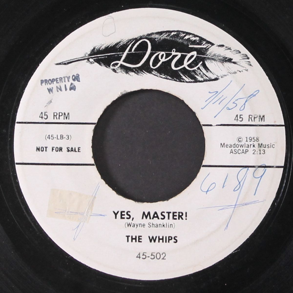 yes, master! / rosie's blues by WHIPS