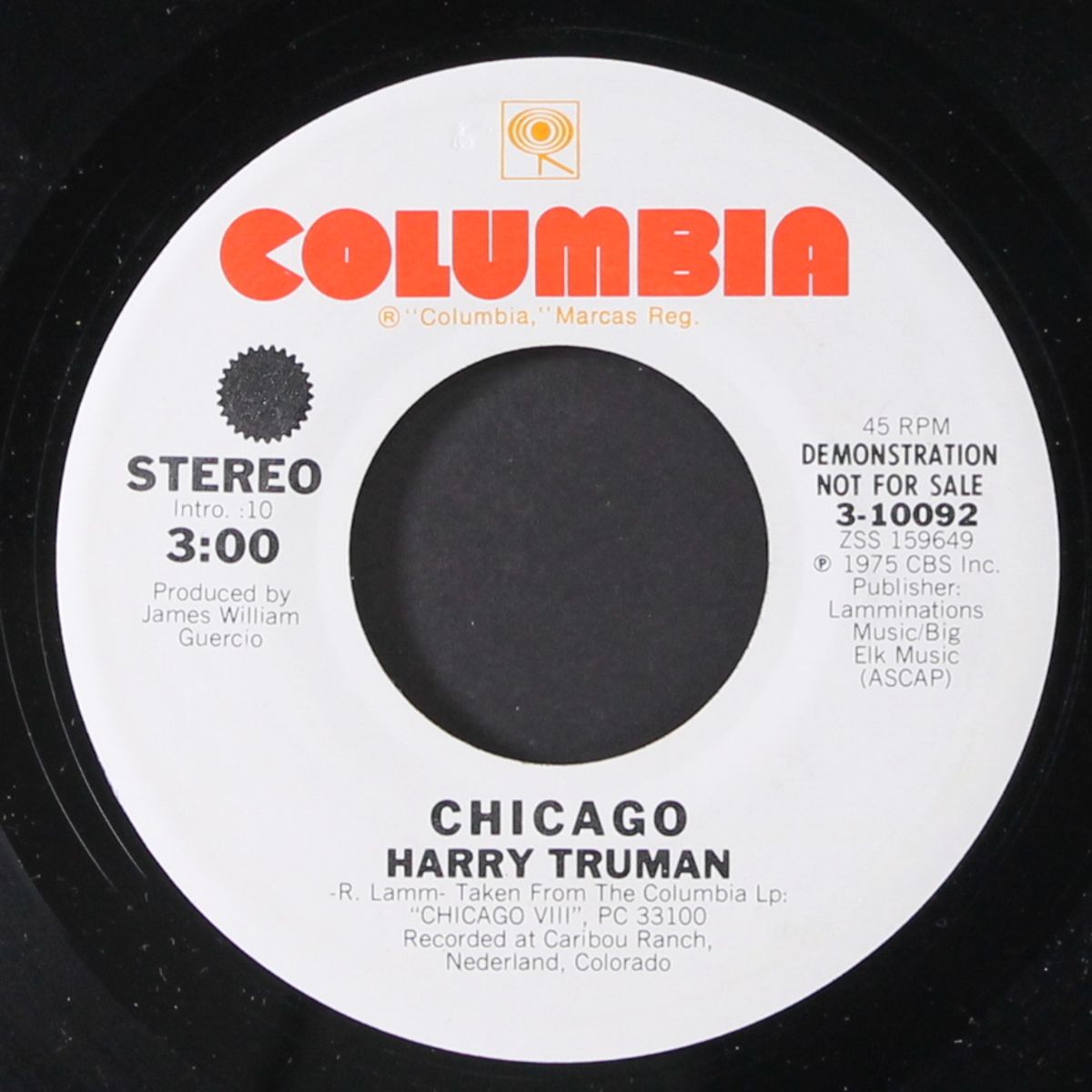 harry truman / same by CHICAGO
