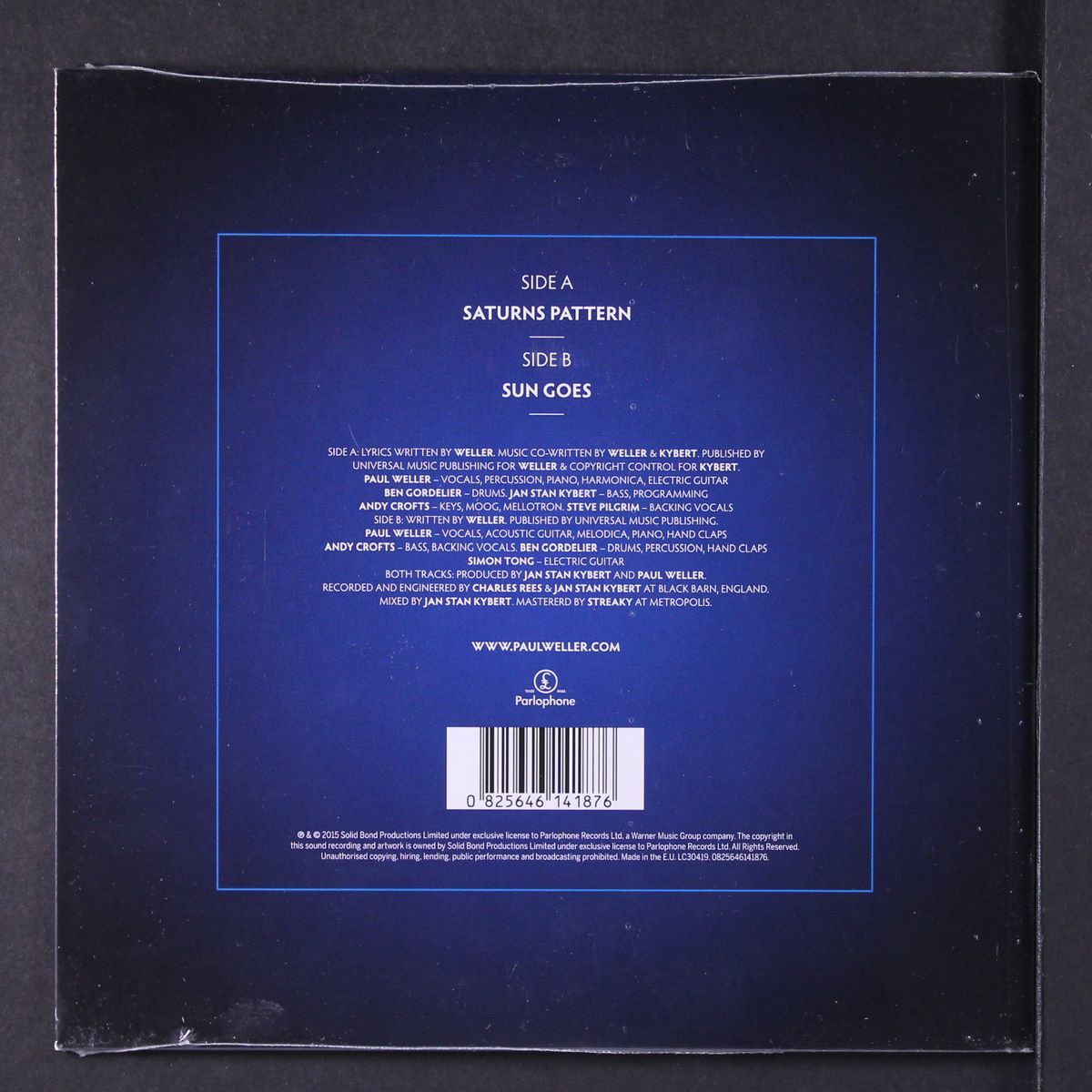 saturns pattern / sun goes by PAUL WELLER