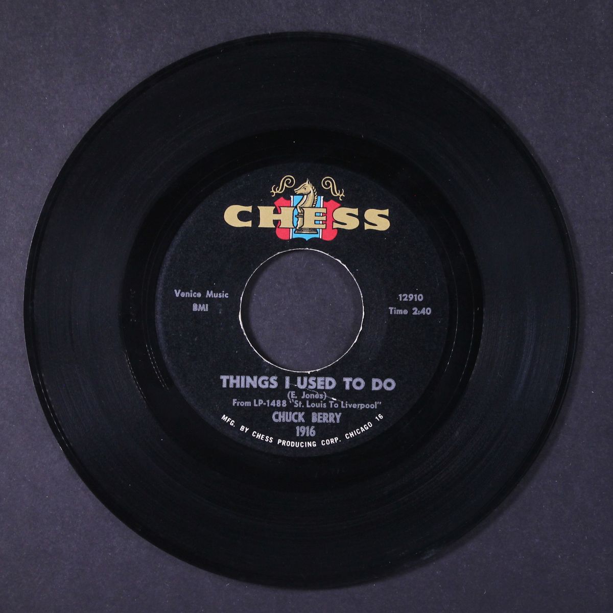 promised land / things i used to do by CHUCK BERRY