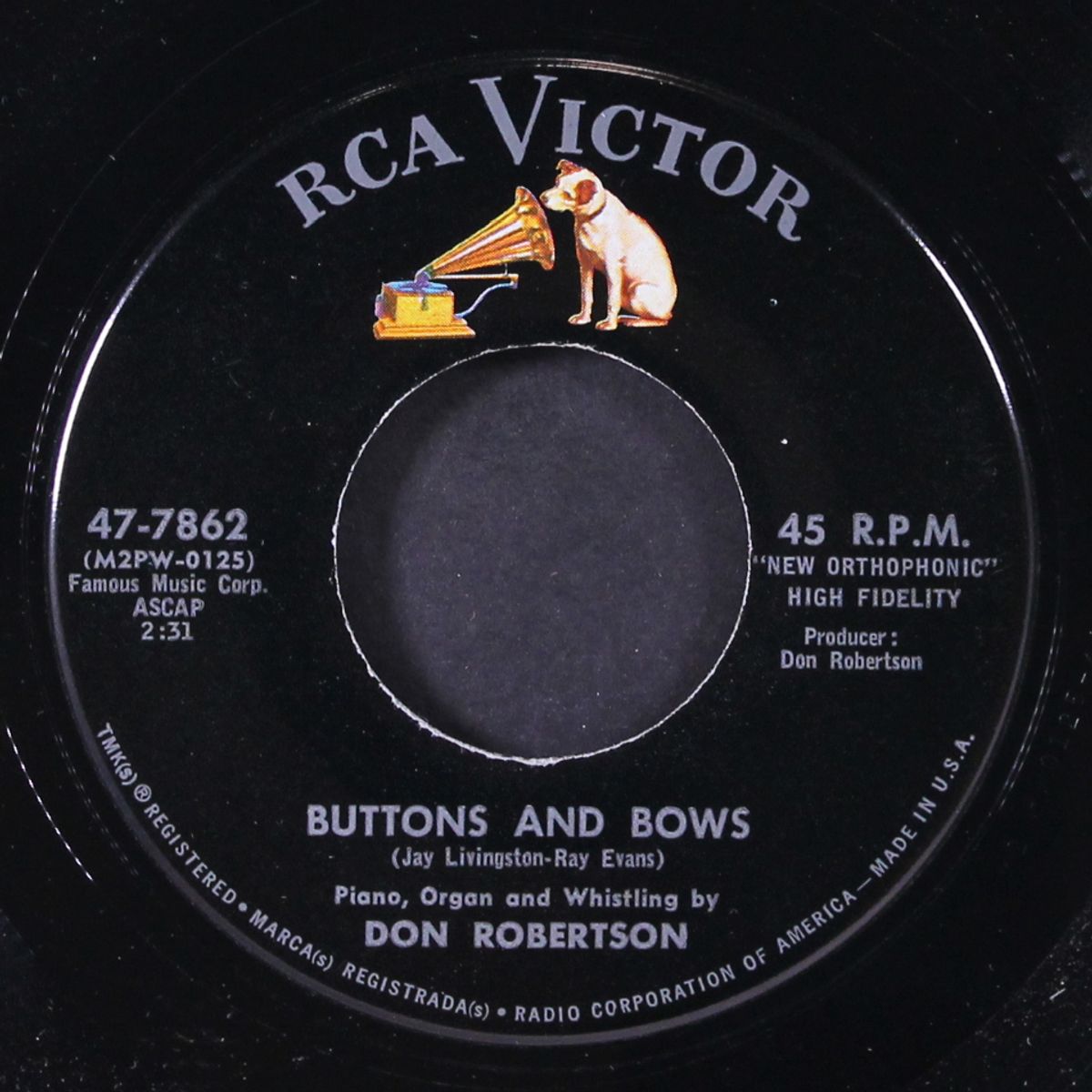 bobby-o / buttons and bows by DON ROBERTSON