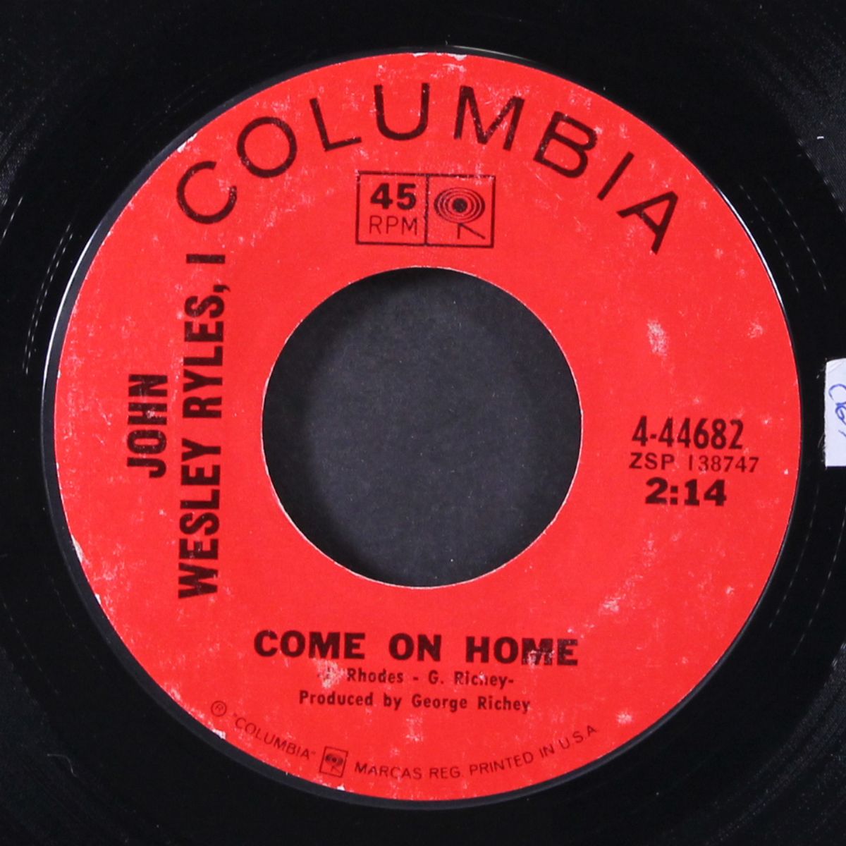 kay / come on home by JOHN WESLEY RYLES