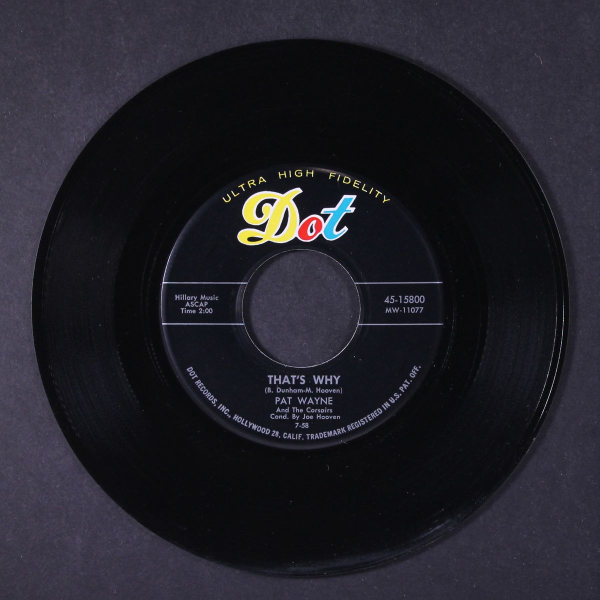 big love / that's why by PAT WAYNE