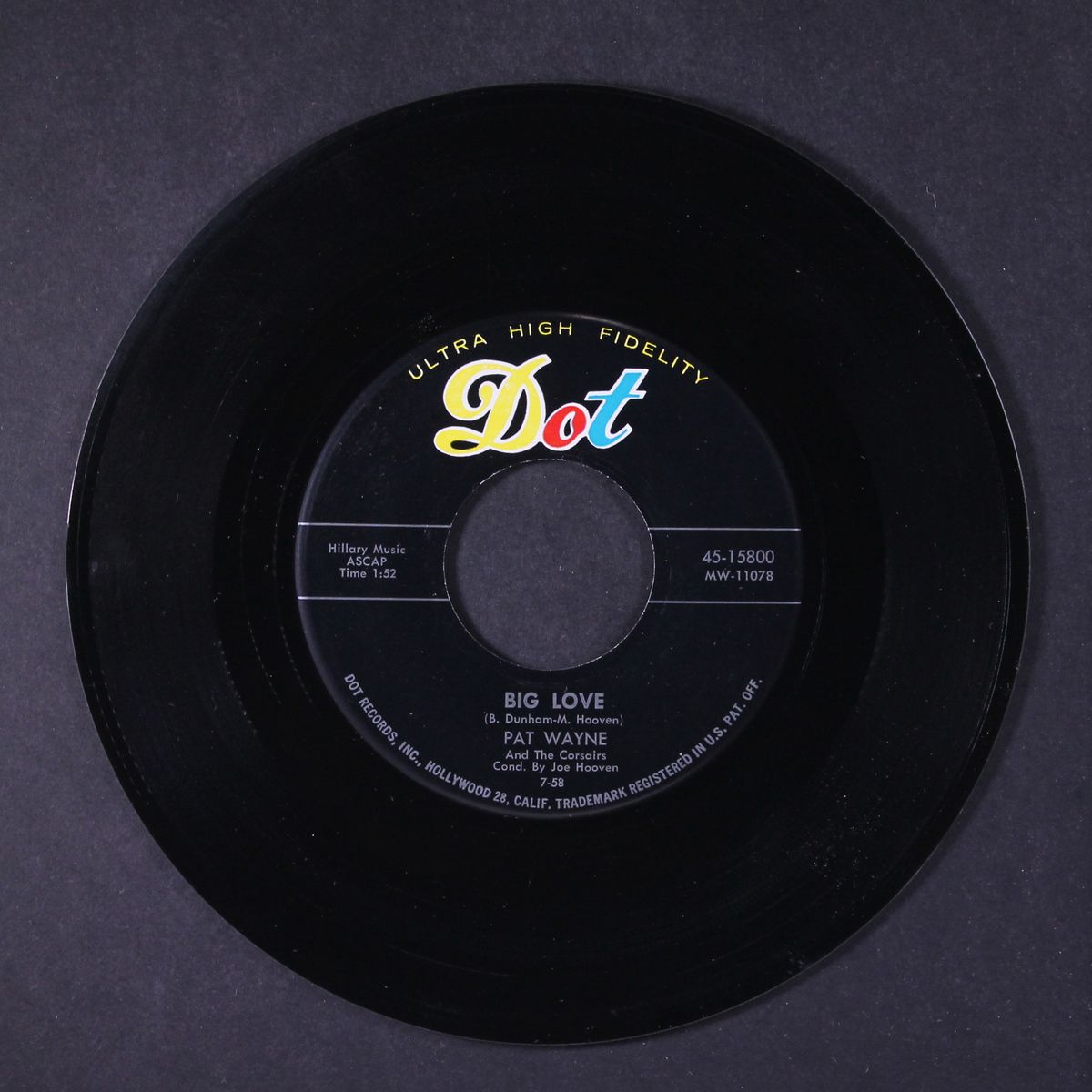 big love / that's why by PAT WAYNE