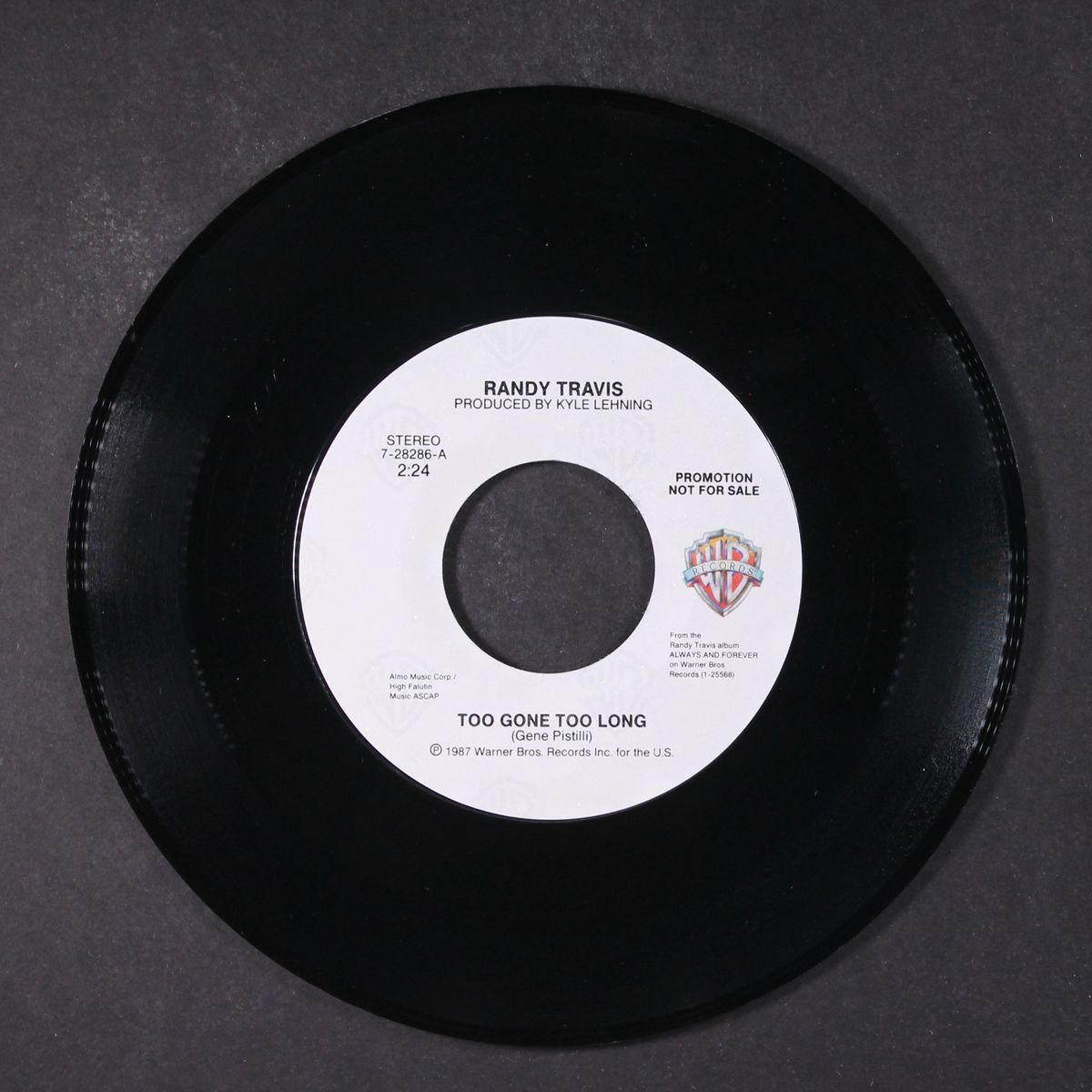 too gone too long by RANDY TRAVIS