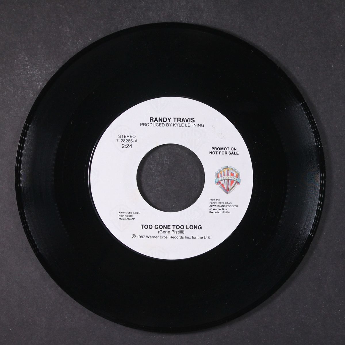 too gone too long by RANDY TRAVIS