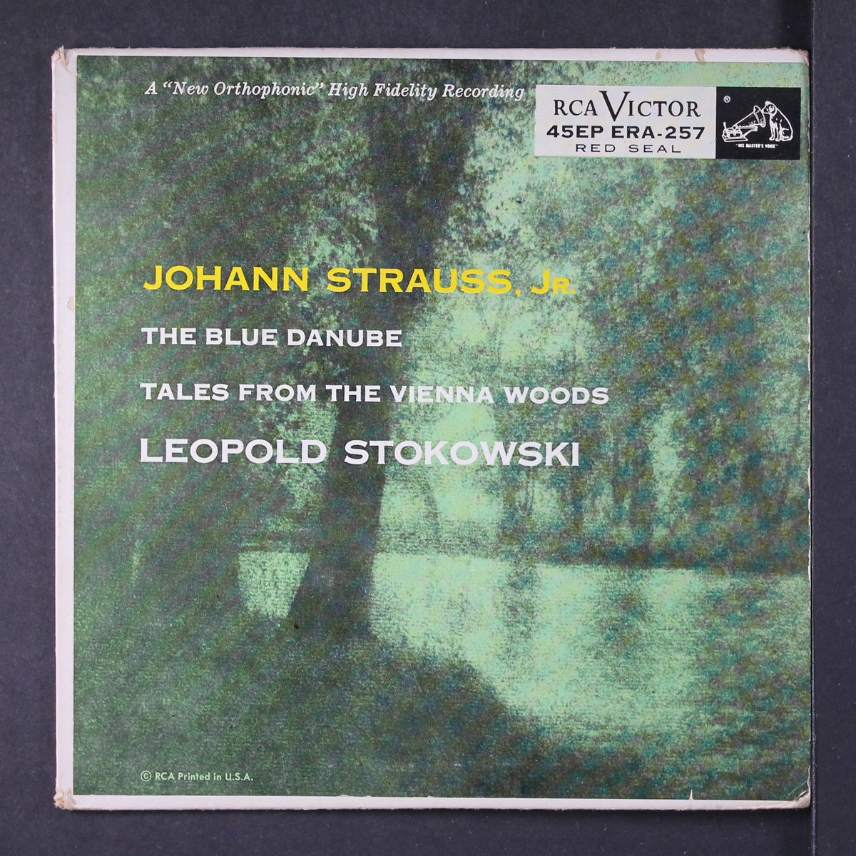 strauss: the blue danube / tales from the vienna woods by LEOPOLD STOKOWSKI