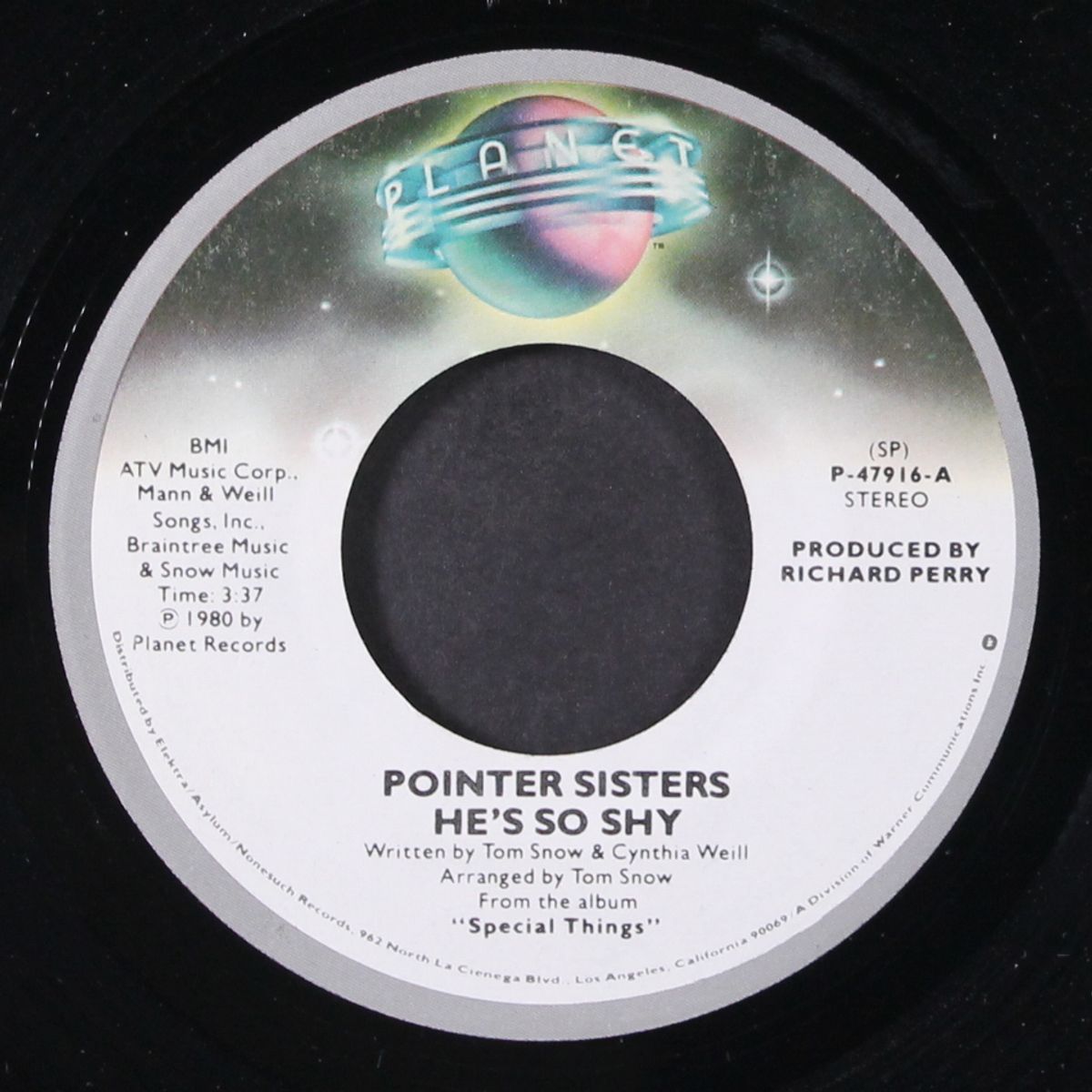 he's so shy / movin' on by POINTER SISTERS
