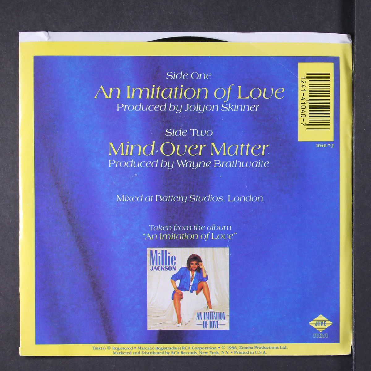 an imitation of love / same by MILLIE JACKSON