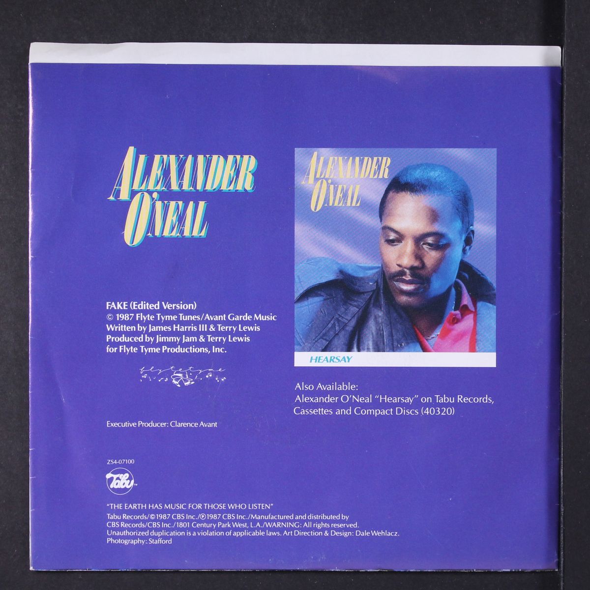 fake / a broken heart can mend by ALEXANDER O'NEAL
