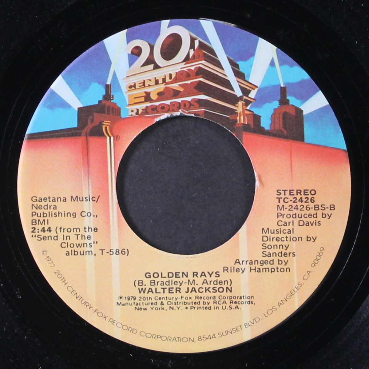 magic man / golden days by WALTER JACKSON