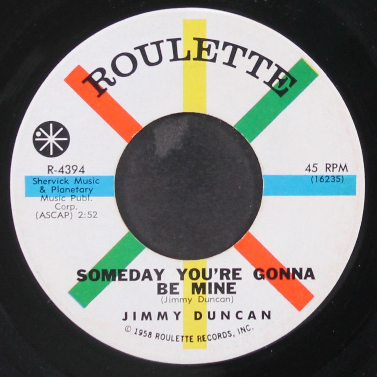 eighth wonder of the world / someday you're gonna be mine by JIMMY DUNCAN