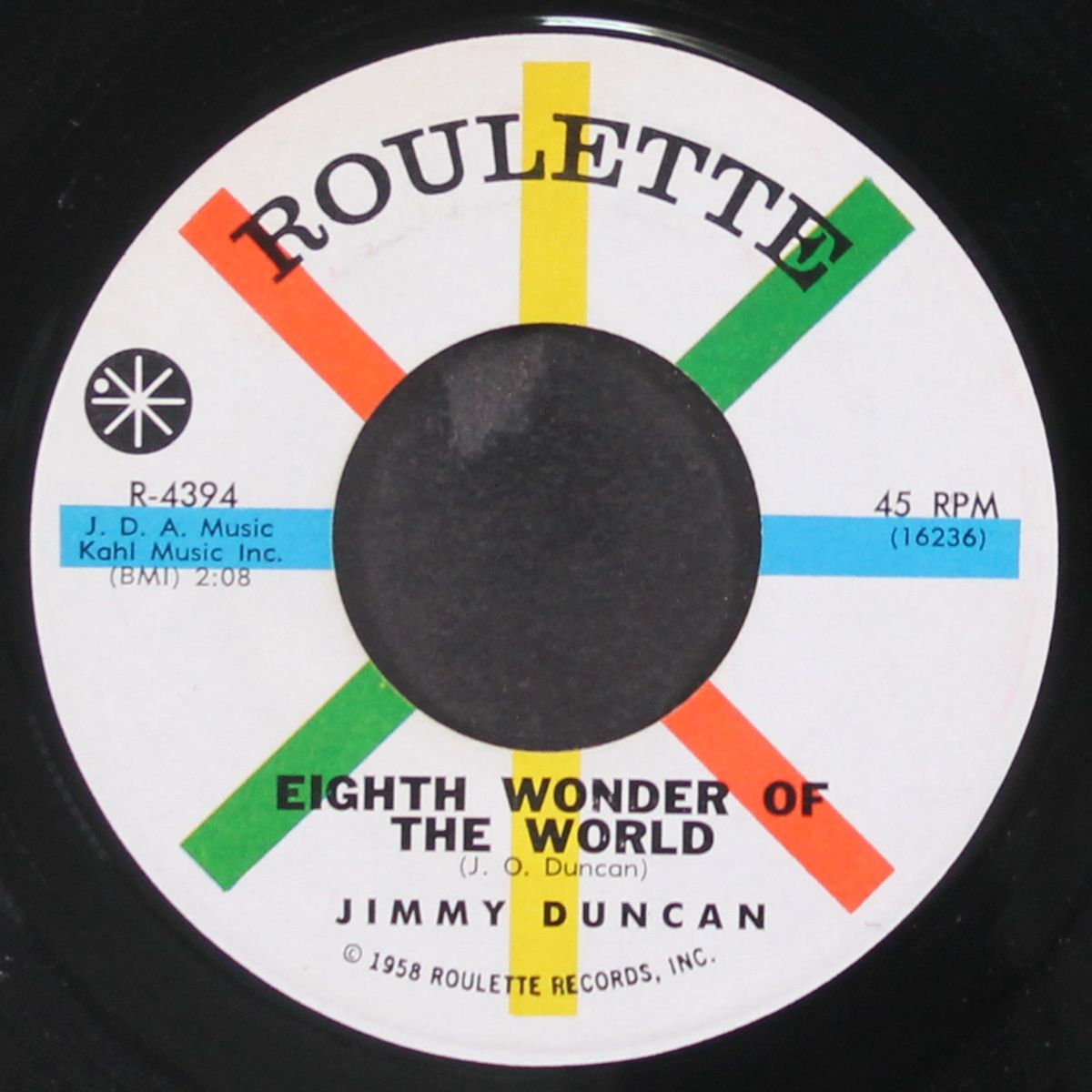 eighth wonder of the world / someday you're gonna be mine by JIMMY DUNCAN