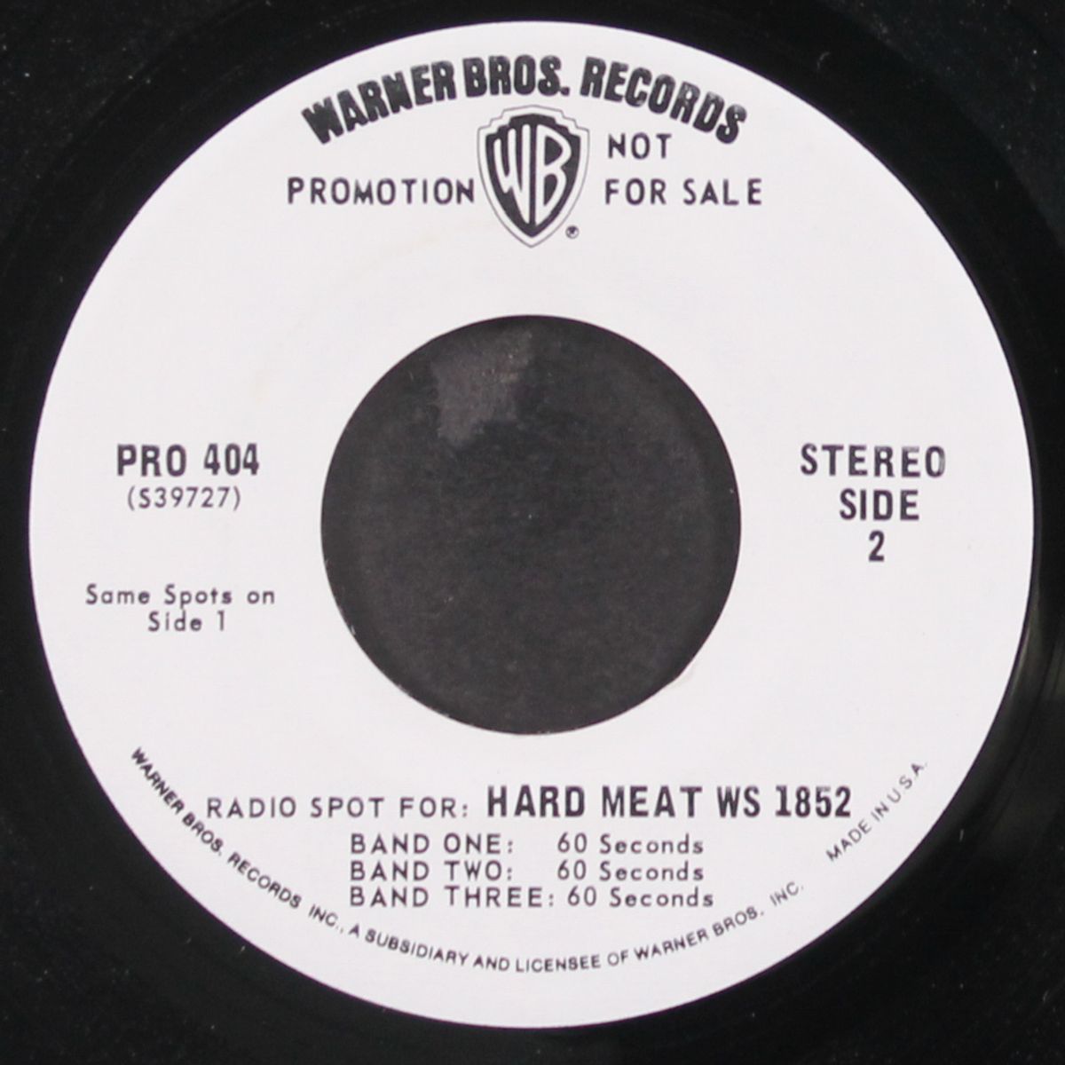 radio spot for: hard meat ws 1852 by HARD MEAT