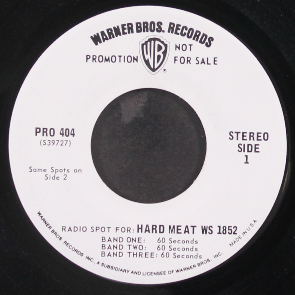 radio spot for: hard meat ws 1852 by HARD MEAT