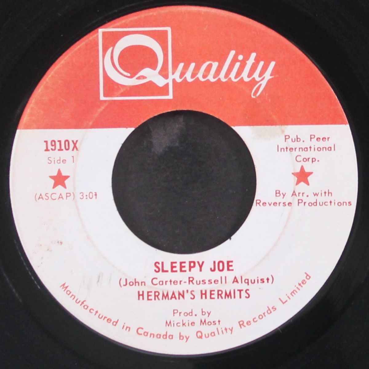 sleepy joe / just one girl by HERMAN'S HERMITS
