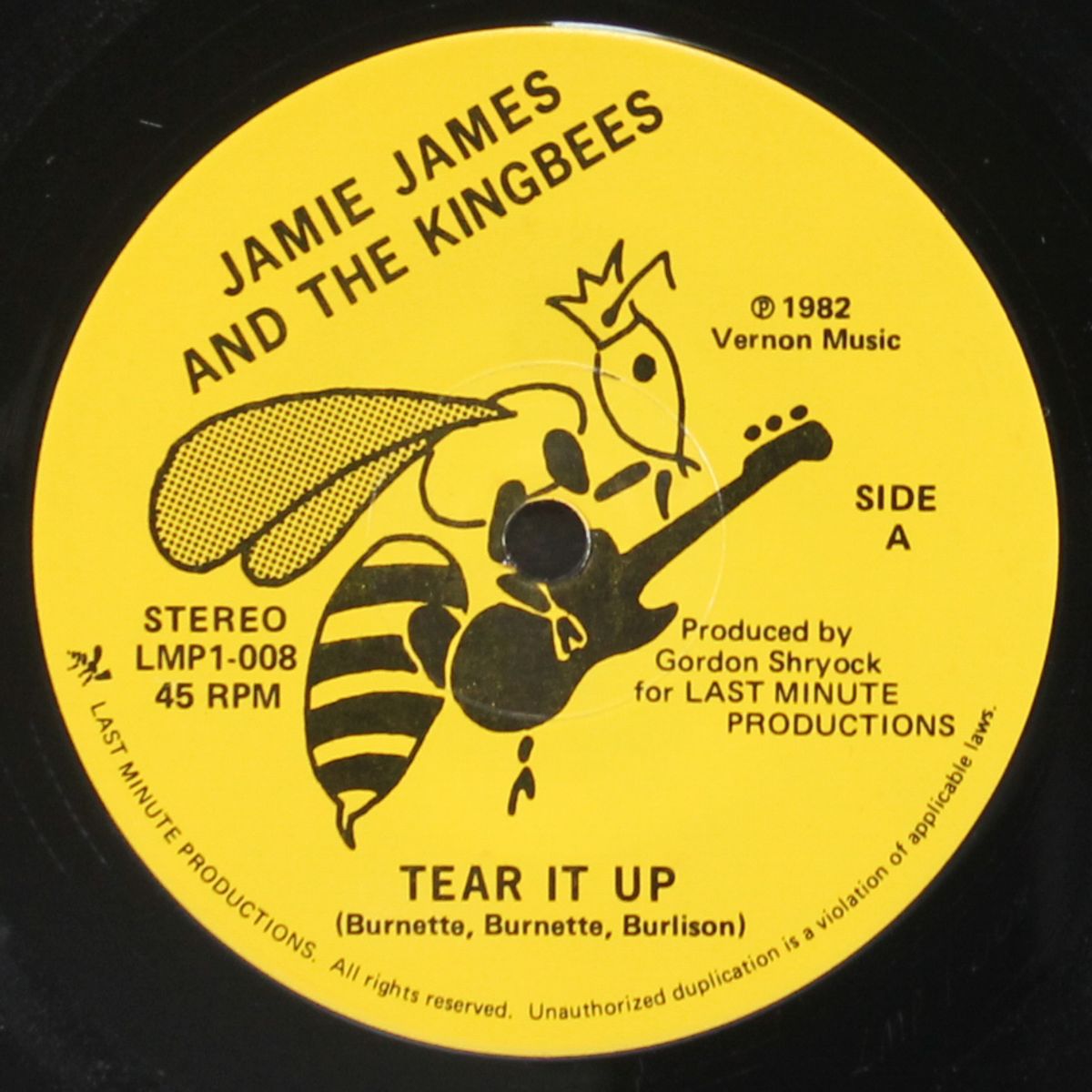 tear it up / gonna stop by JAMIE JAMES & KINGBEES
