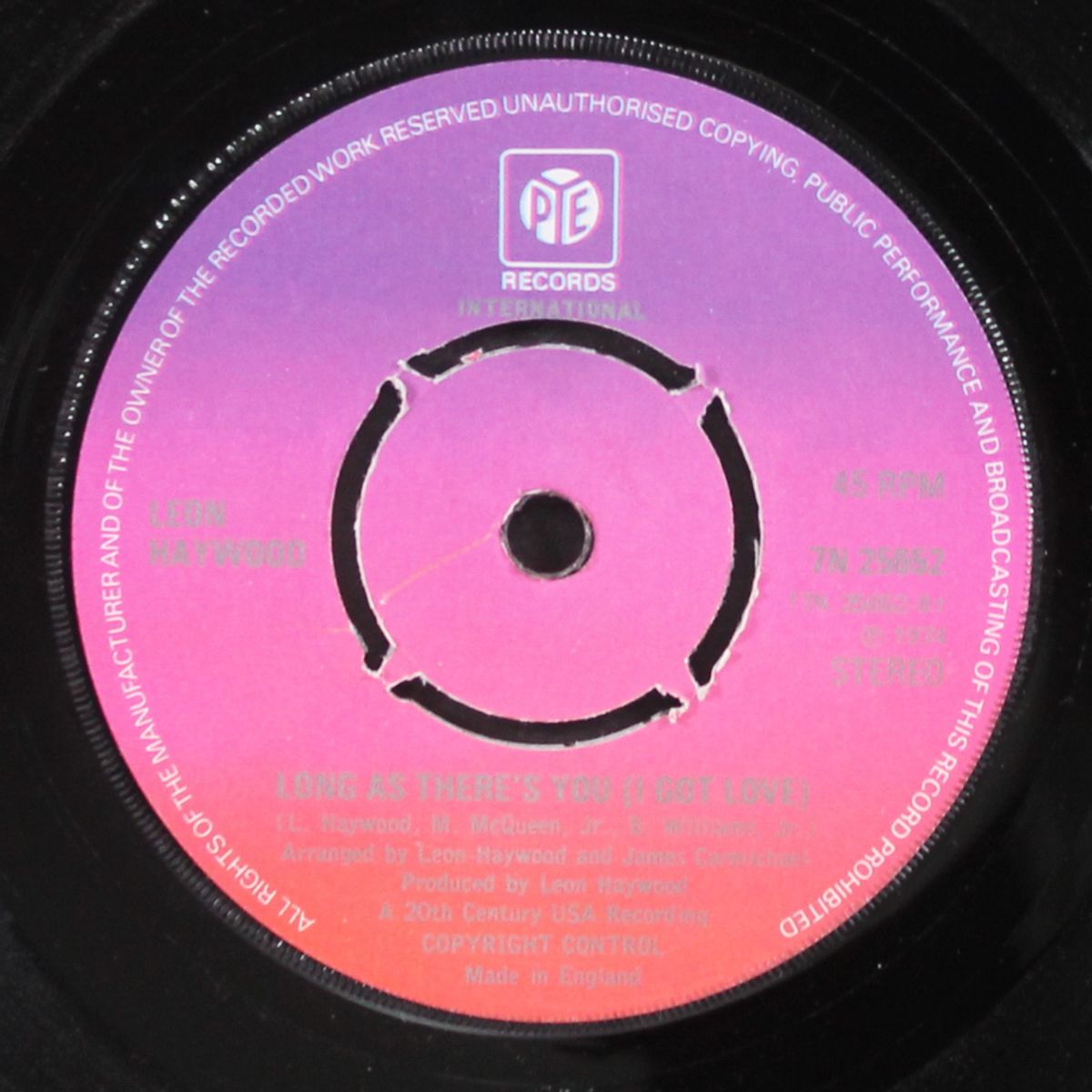 keep it in the family / long as there's you by LEON HAYWOOD