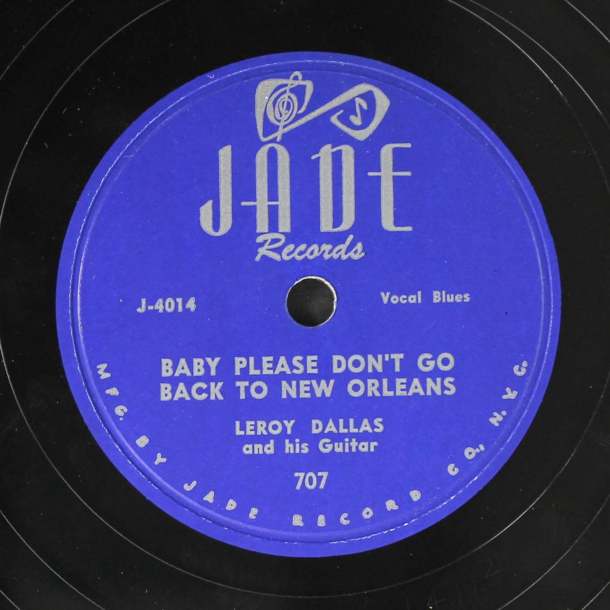 baby please don't go back to new orleans / your sweet man's blues by LEROY DALLAS