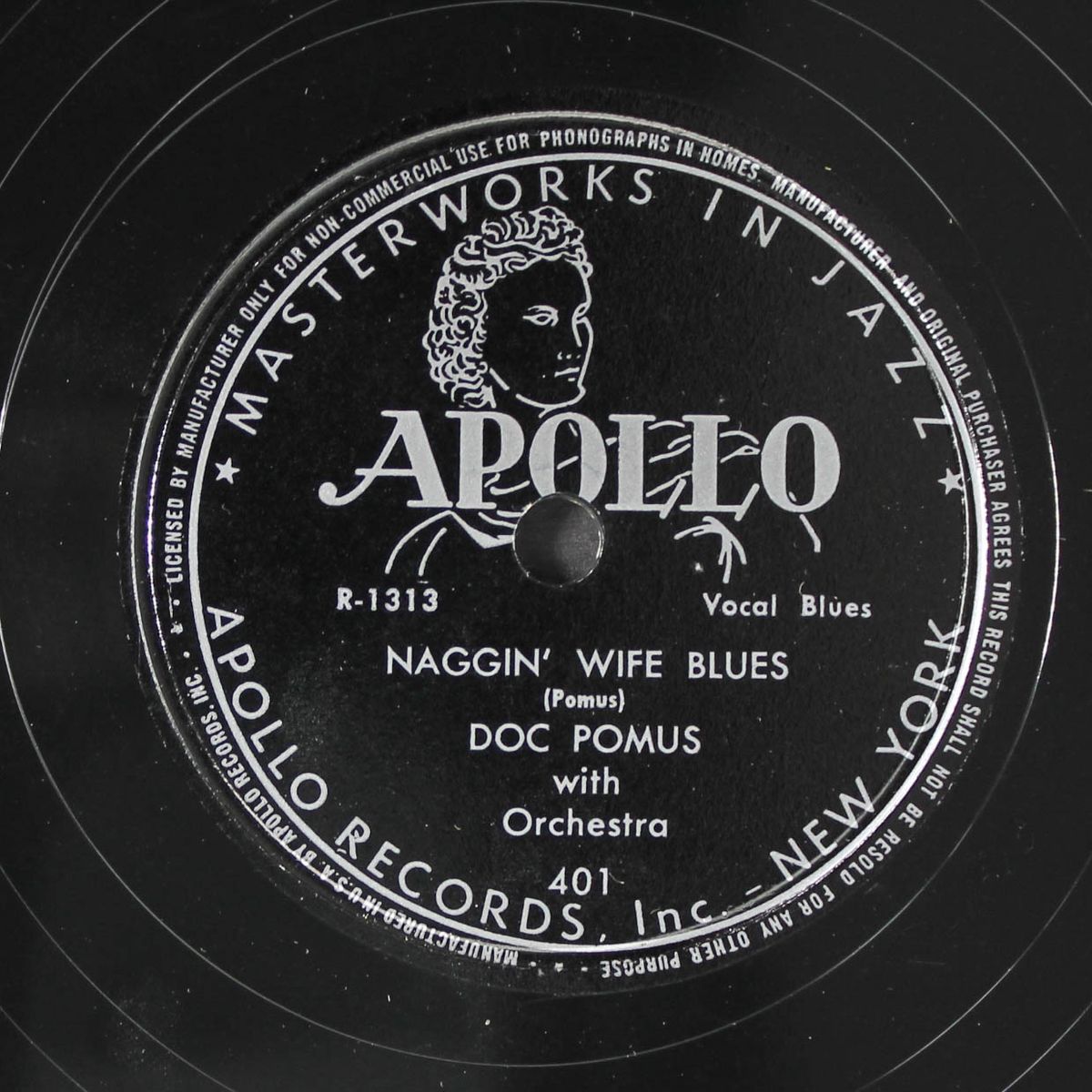 naggin' wife blues / alley alley blues by DOC POMUS