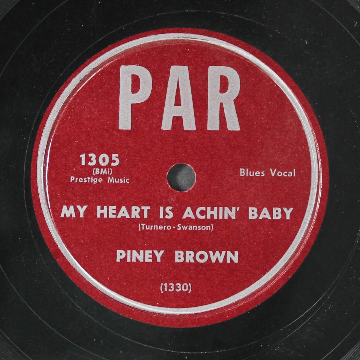 my heart is achin' baby / ooh, i want my baby by PINEY BROWN