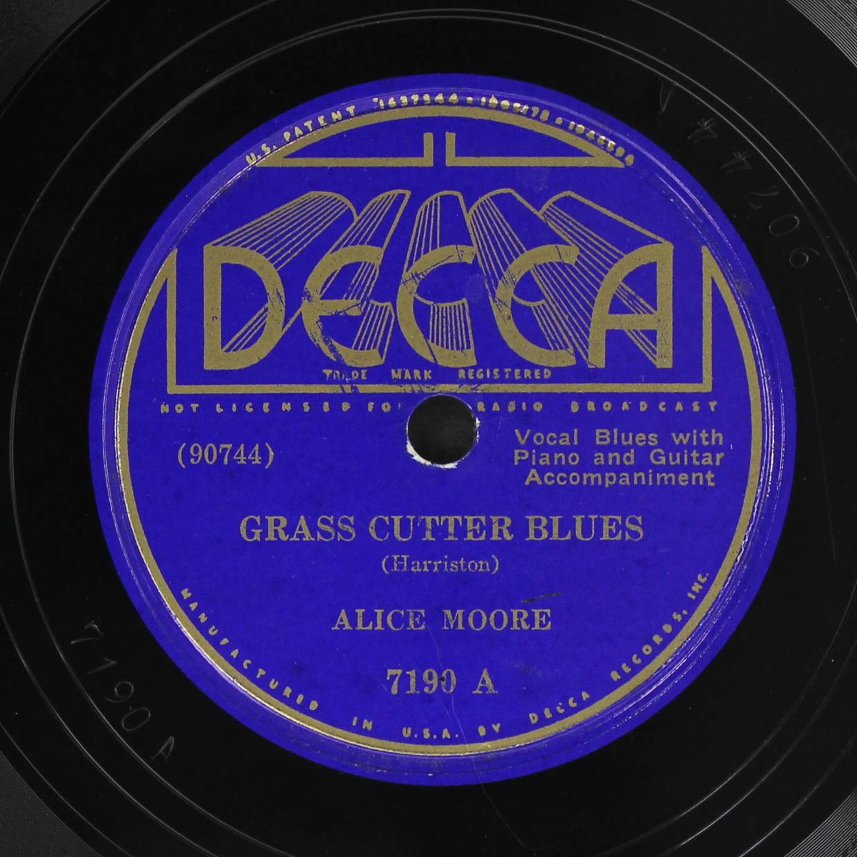 grass cutter blues / telephone blues by ALICE MOORE