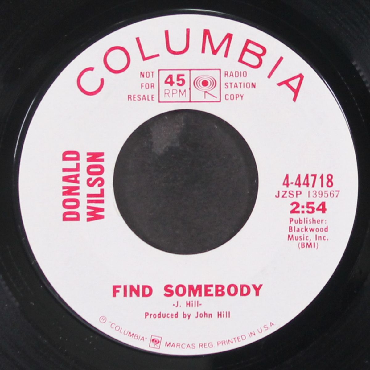 find somebody / sunshine by DONALD WILSON