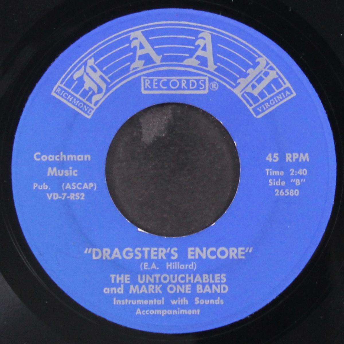 the dragster boy / dragster's encore by UNTOUCHABLES