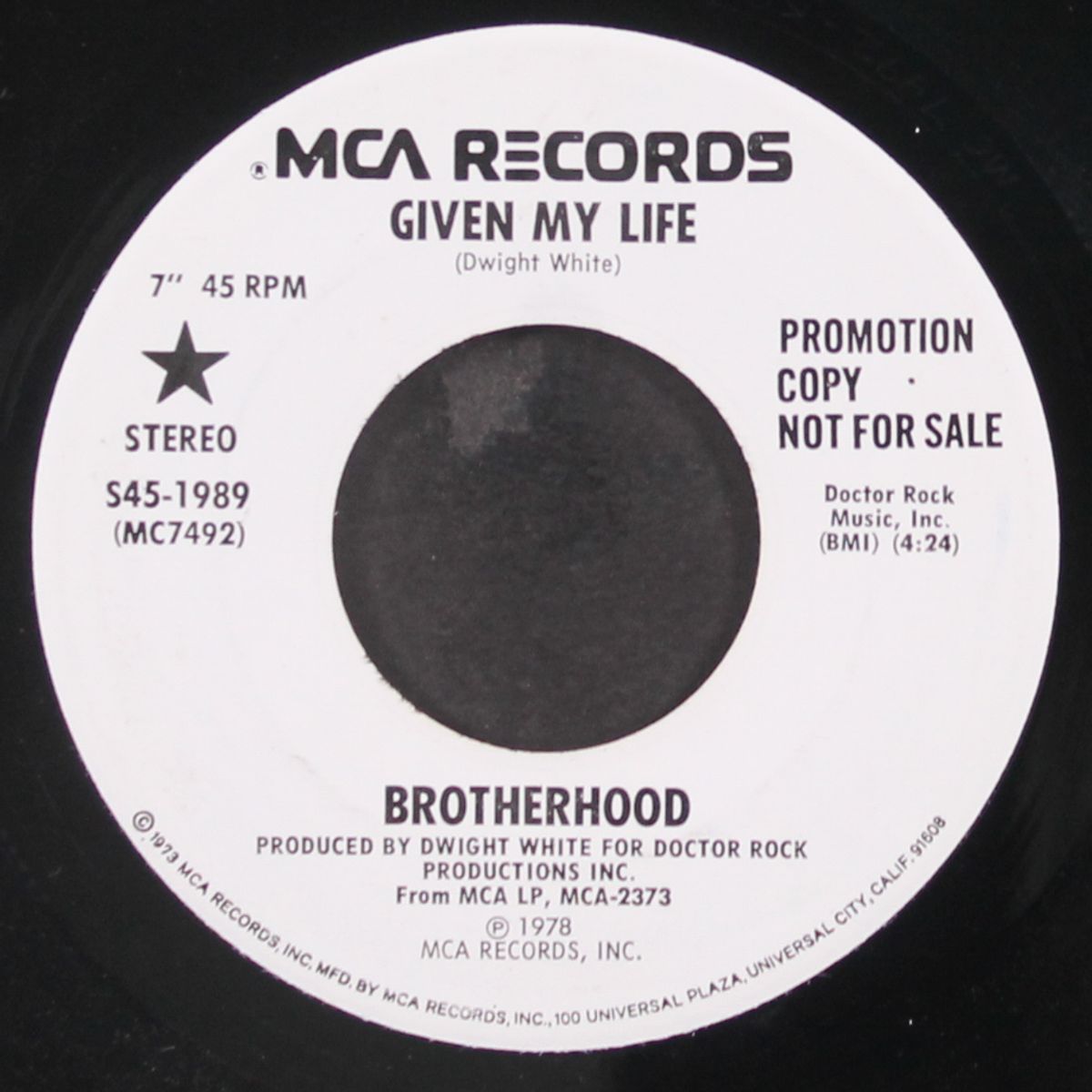 given my life / same by BROTHERHOOD