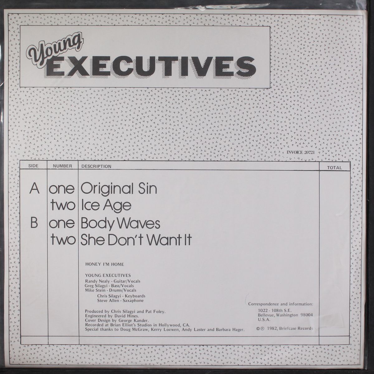 honey i'm home by YOUNG EXECUTIVES