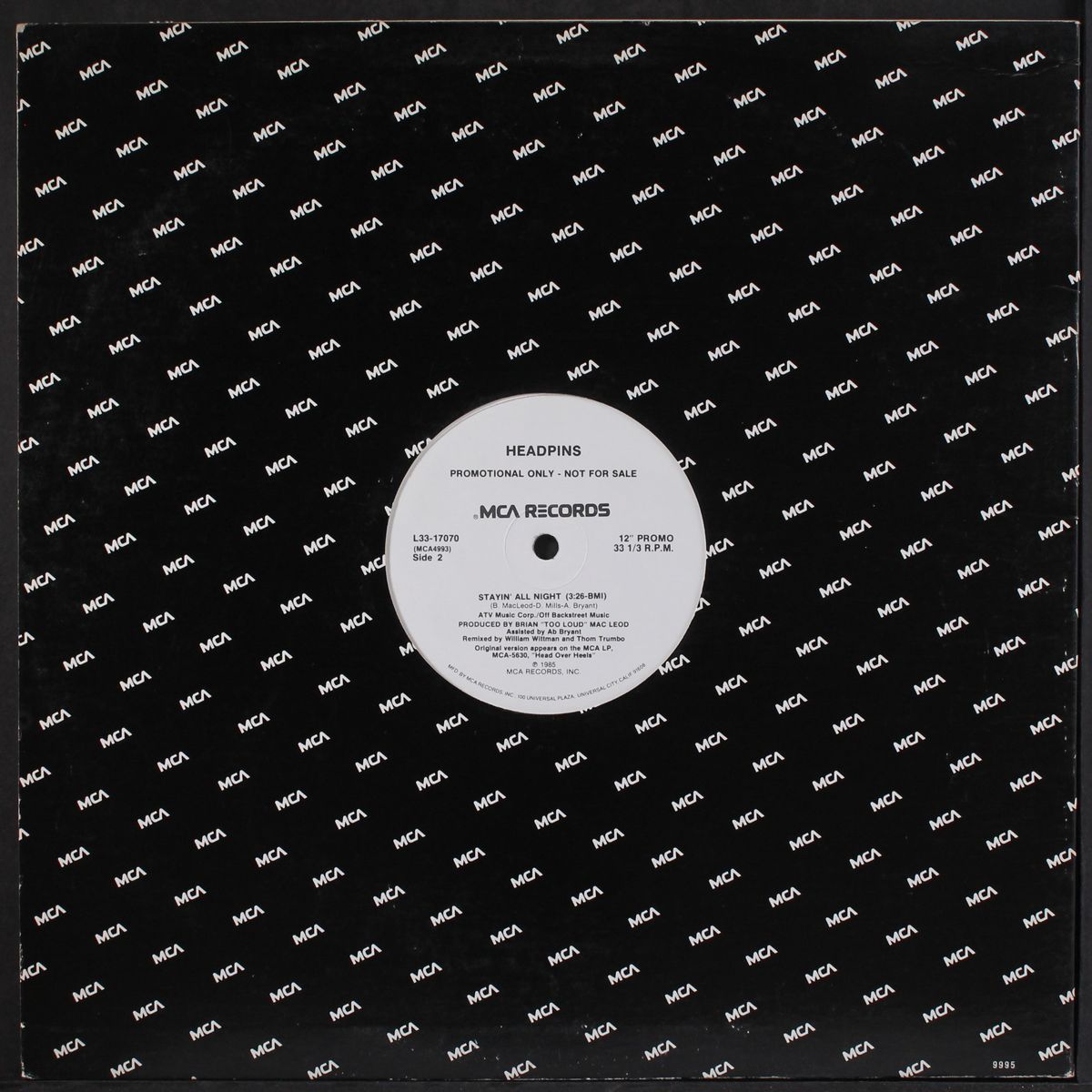 stayin' all night / same by HEADPINS