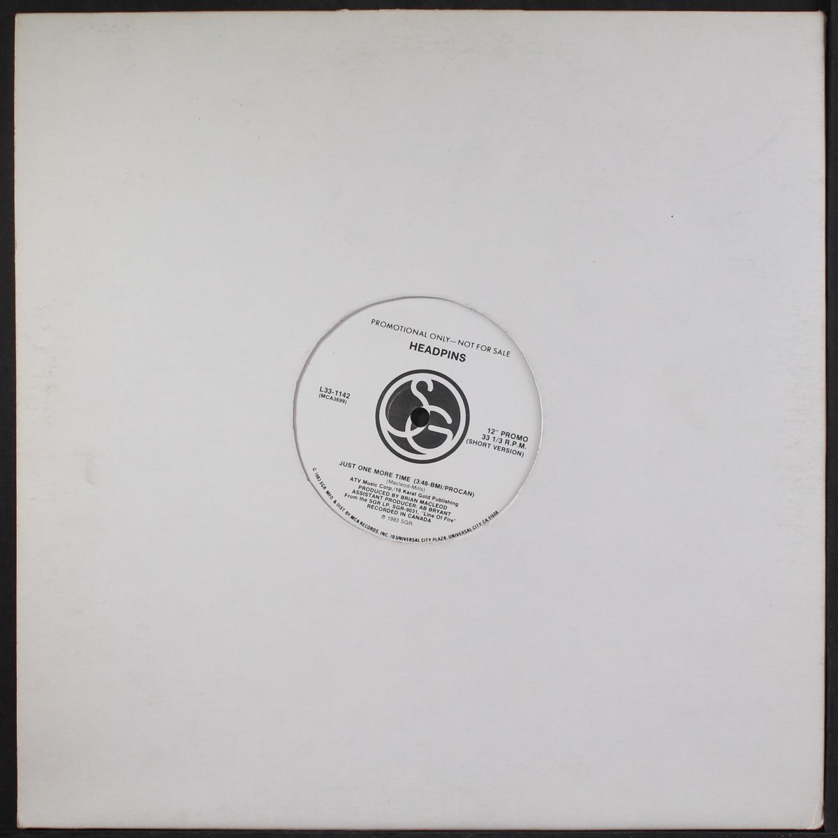just one more time by HEADPINS