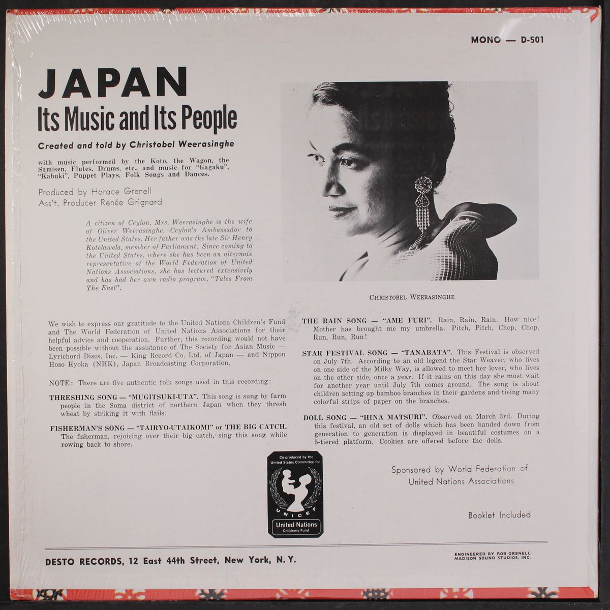 japan its music & its people by CHRISTOBEL WEERASINGHE