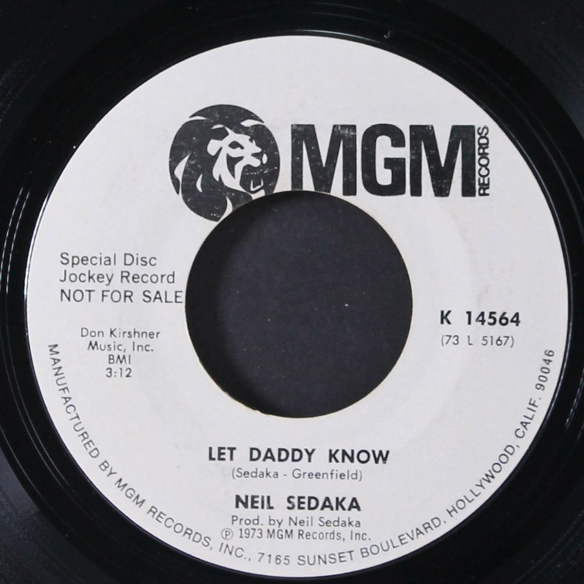 standing on the inside by NEIL SEDAKA