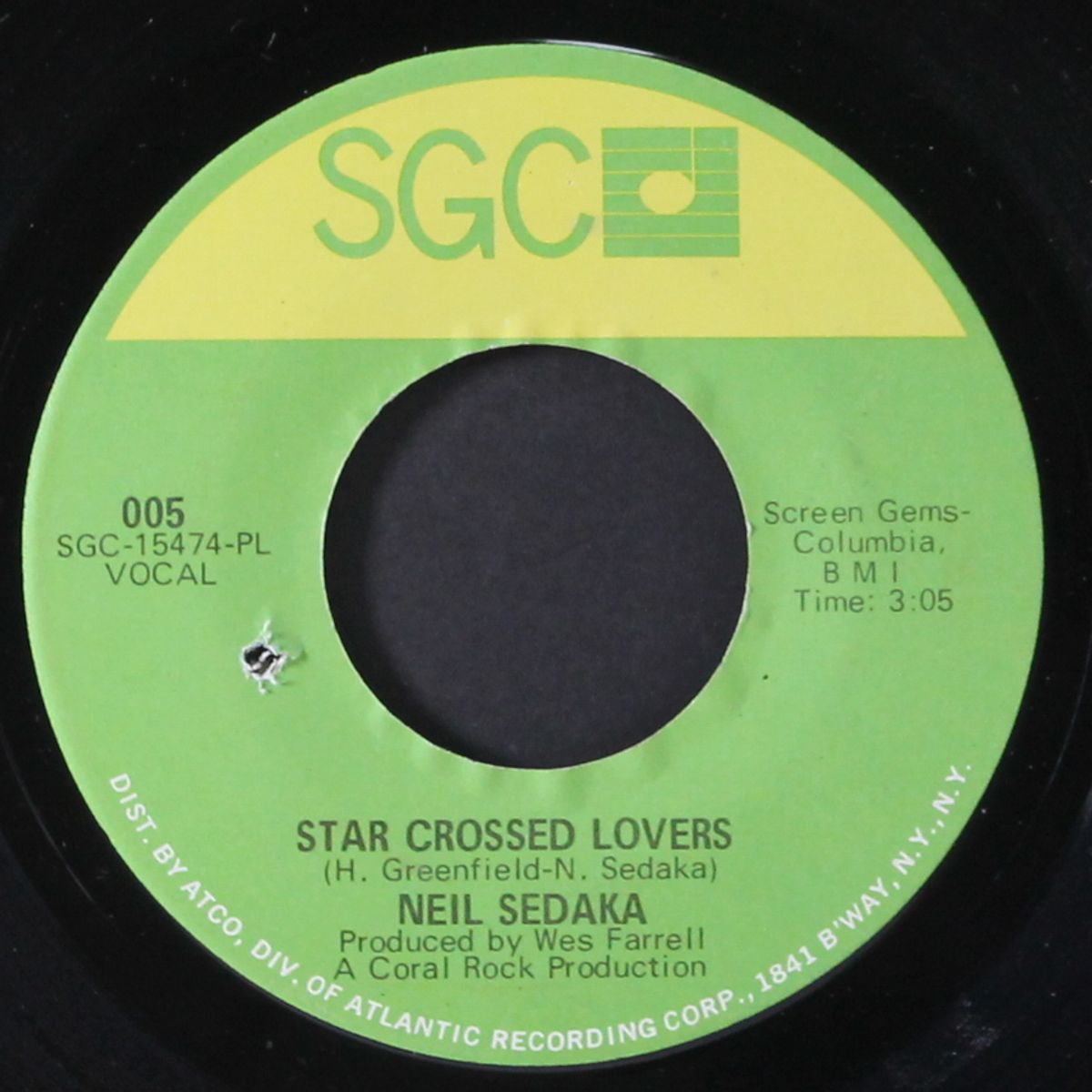 star crossed lovers / we had a good thing goin' by NEIL SEDAKA