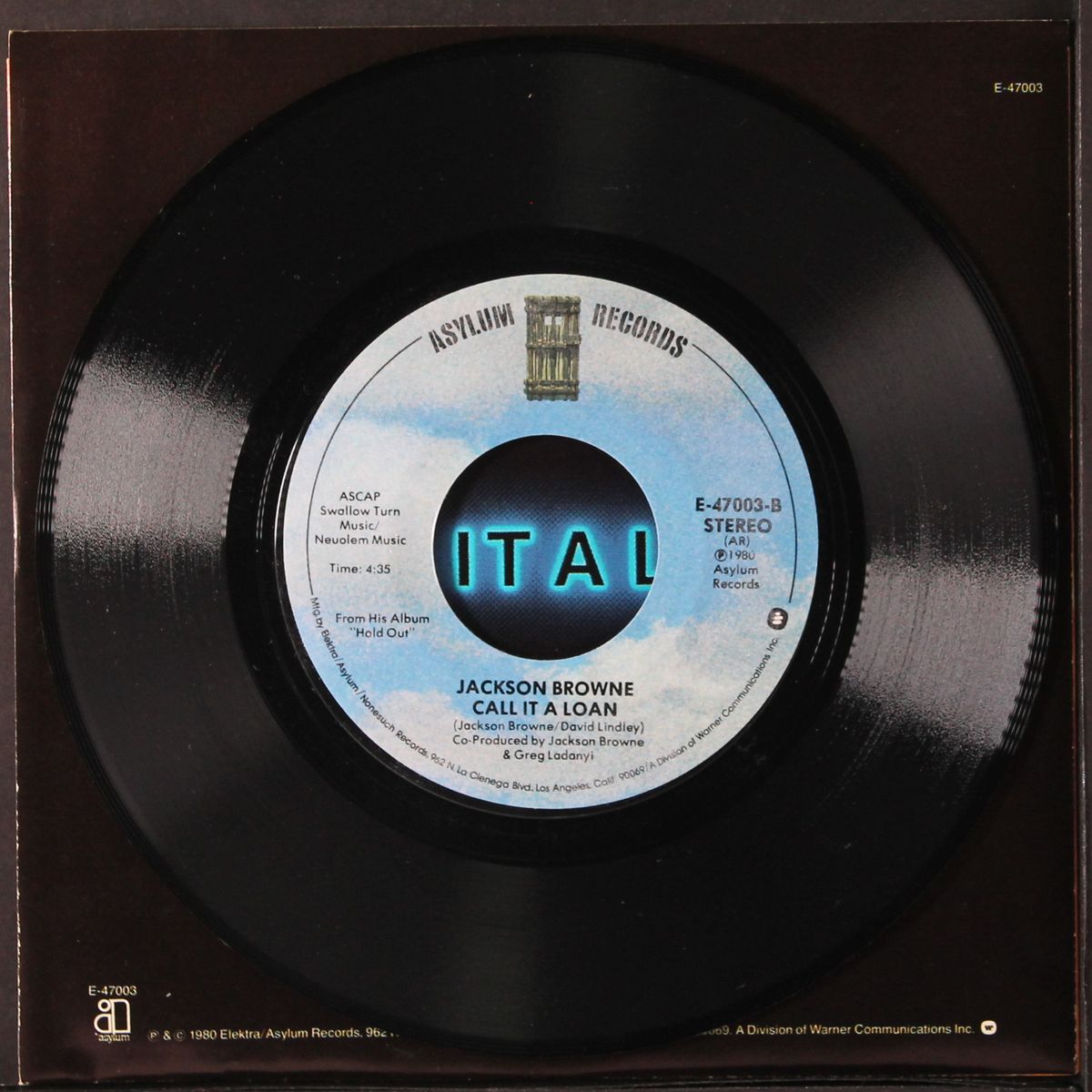 boulevard / call it a loan by JACKSON BROWNE
