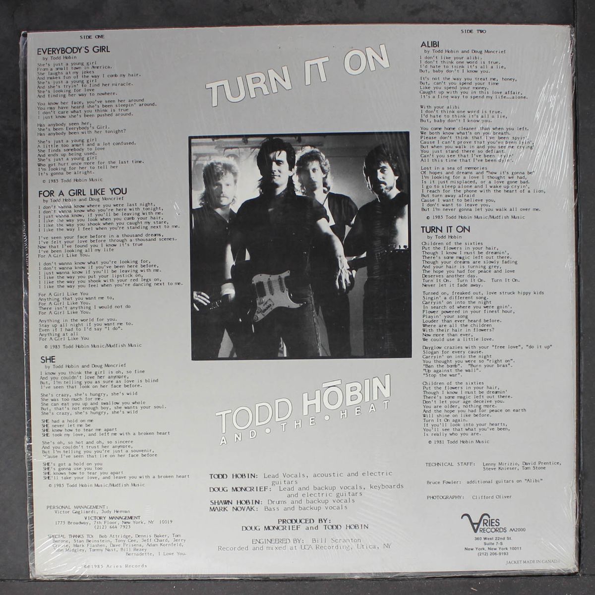 turn it on by TODD HOBIN
