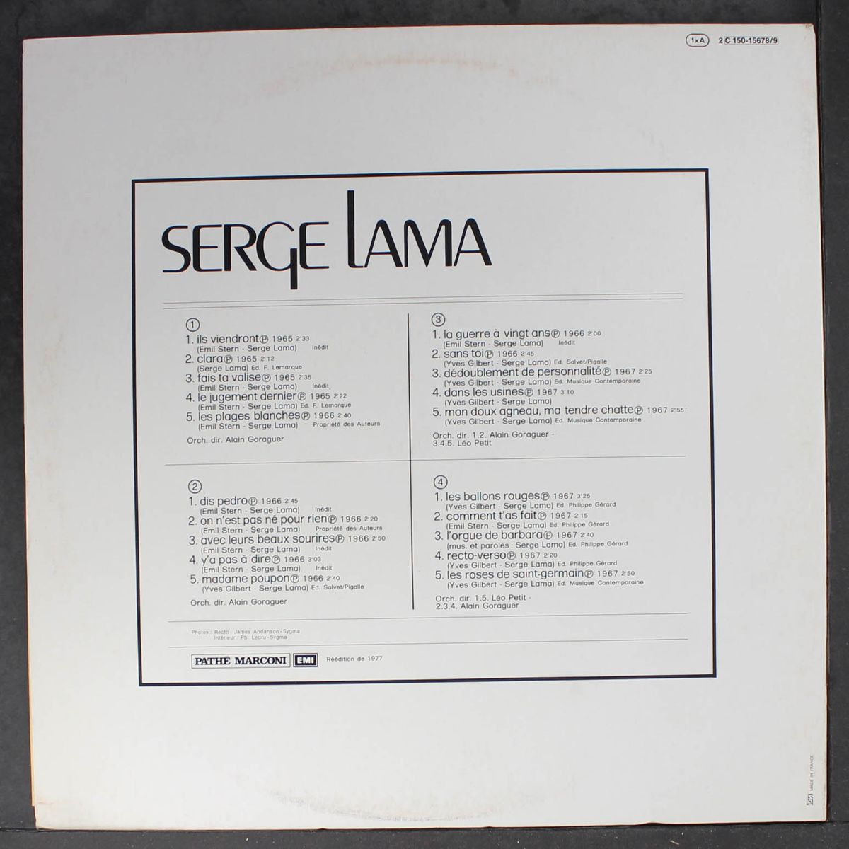 serge lama by SERGE LAMA
