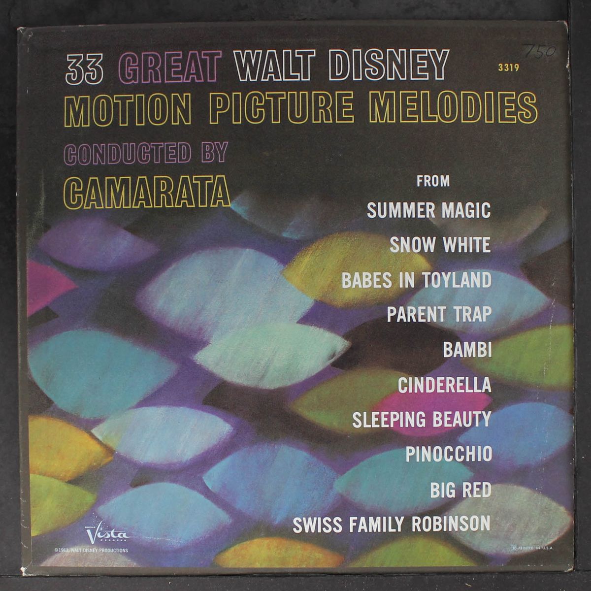 33 great walt disney motion picture melodies by CAMARATA