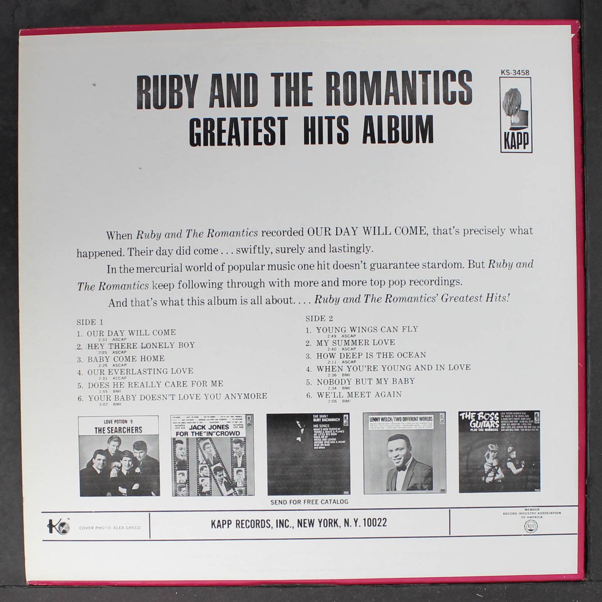 greatest hits by RUBY & ROMANTICS