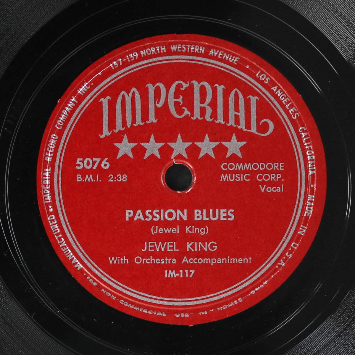 keep your big mouth shut / passion blues by JEWEL KING